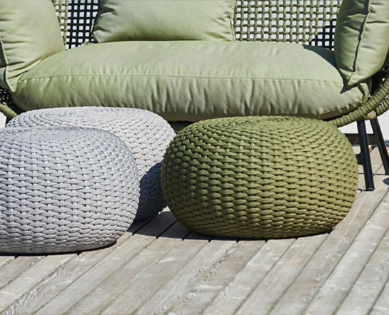 pouf jardin